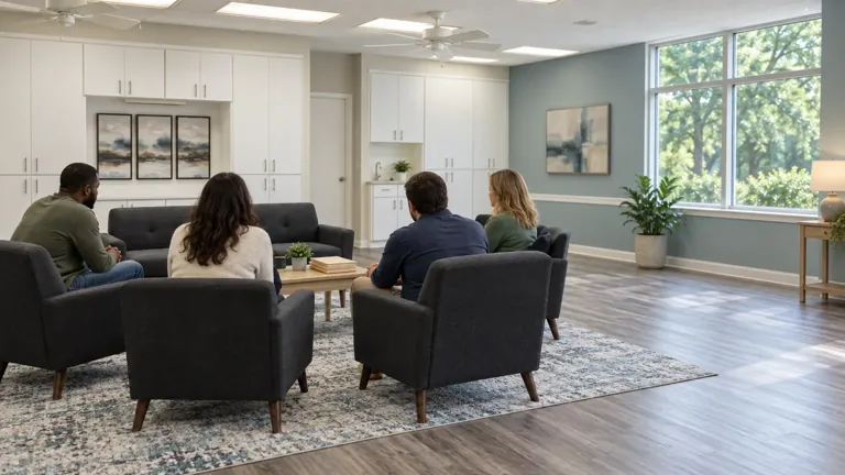 Illustrative treatment setting for Intensive Outpatient Program (IOP) Addiction Treatment Illustrative treatment setting for Intensive Outpatient Program (IOP) Addiction Treatment
