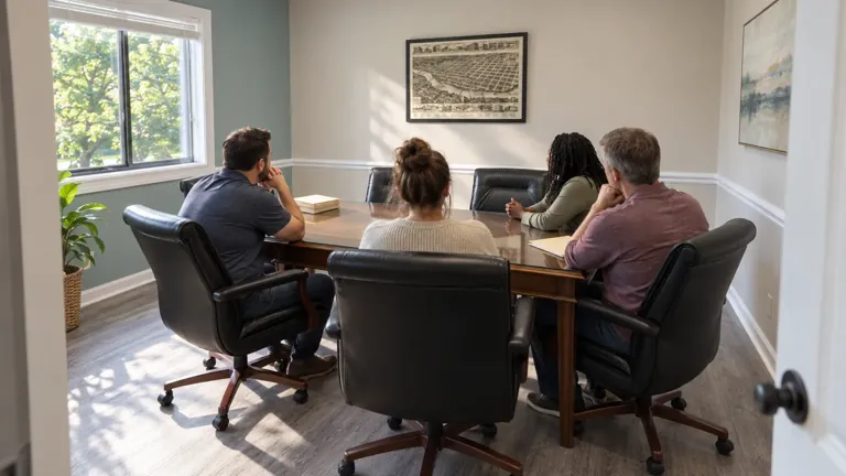 Illustrative treatment setting for Evening Intensive Outpatient Program (IOP) Addiction Treatment Illustrative treatment setting for Evening Intensive Outpatient Program (IOP) Addiction Treatment