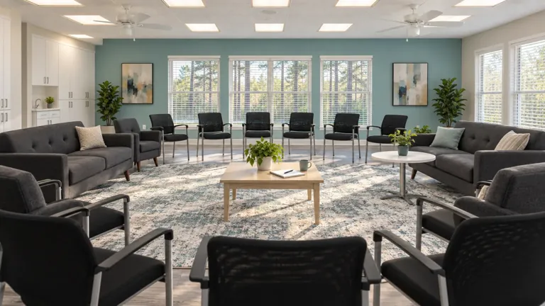 Illustrative treatment setting for Evening Intensive Outpatient Program (IOP) Addiction Treatment Illustrative treatment setting for Evening Intensive Outpatient Program (IOP) Addiction Treatment