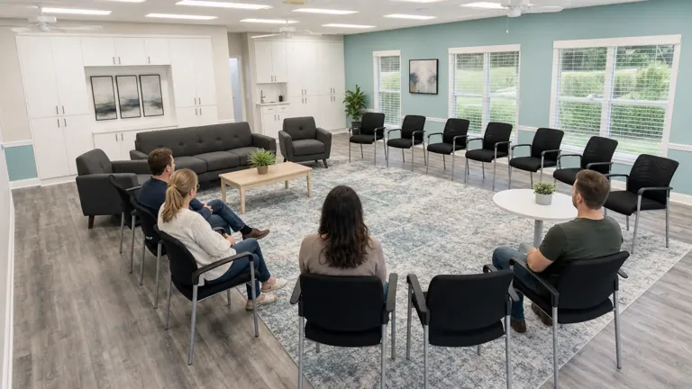 Illustrative treatment setting for Evening Intensive Outpatient Program (IOP) Addiction Treatment near Fulton County, GA Illustrative treatment setting for Evening Intensive Outpatient Program (IOP) Addiction Treatment near Fulton County, GA
