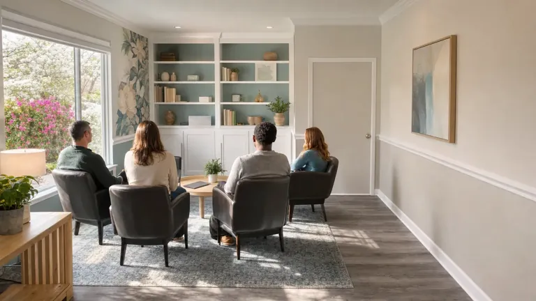 Illustrative treatment setting for Intensive Outpatient Program (IOP) Addiction Treatment Illustrative treatment setting for Intensive Outpatient Program (IOP) Addiction Treatment