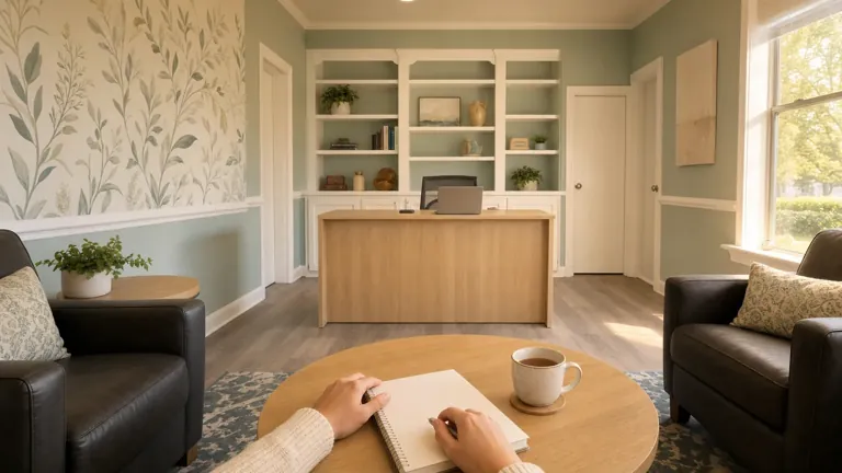 Illustrative treatment setting for Intensive Outpatient Program (IOP) Addiction Treatment Illustrative treatment setting for Intensive Outpatient Program (IOP) Addiction Treatment