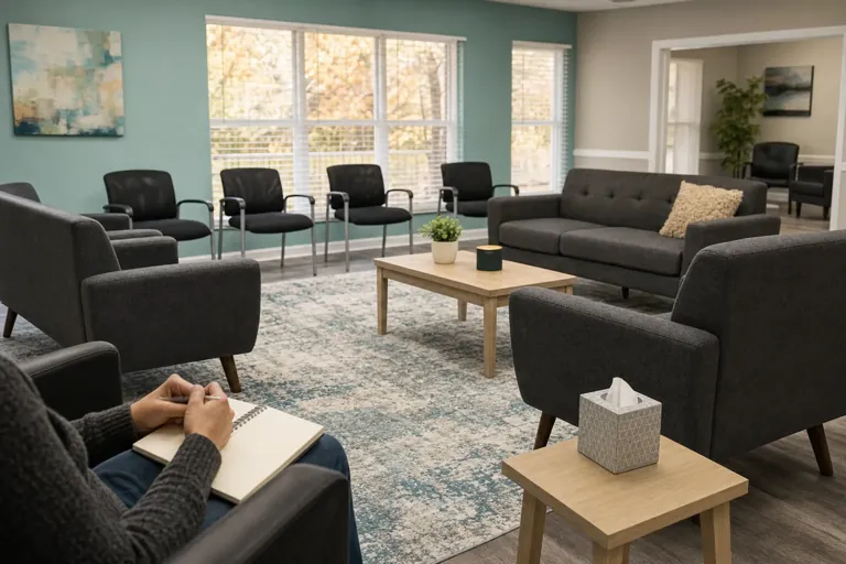 Illustrative treatment setting for Evening Intensive Outpatient Program (IOP) for Prescription Drug Misuse Concerns