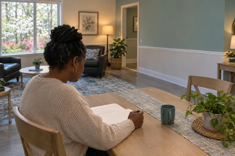 Illustrative community scene for PHP Assessment and Fit for Co-Occurring Mental Health and Substance Use Concerns in Georgia, image 2
