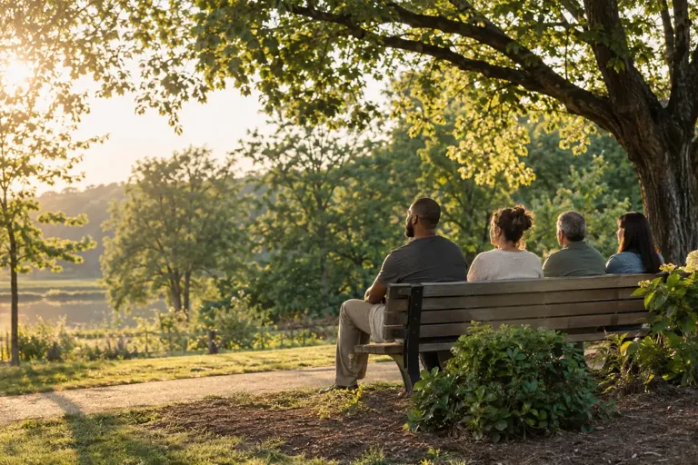 Illustrative community scene for Partial Hospitalization Program (PHP) Support When Stress and Burnout Is Present in Georgia, image 2