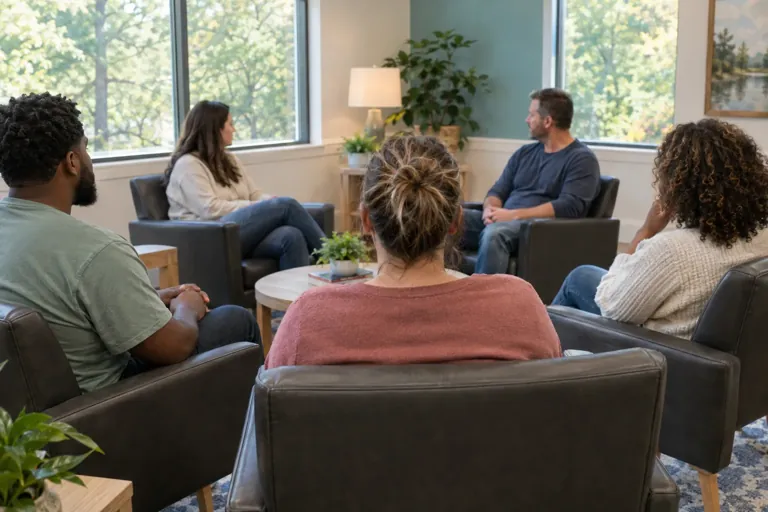 Illustrative community scene for Outpatient Addiction and Mental Health Programs in Georgia, image 3