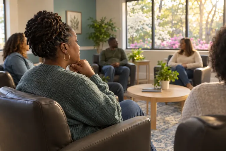 Illustrative community scene for Intensive Outpatient Program (IOP) for Oxycodone Concerns in Georgia, image 2