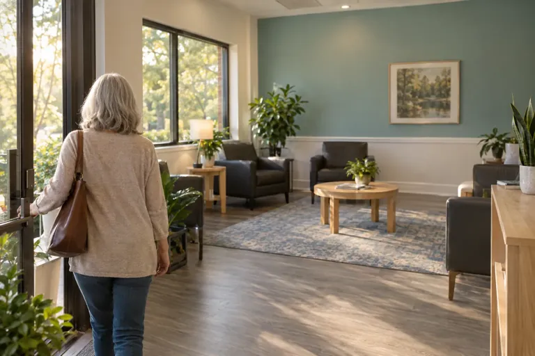 Illustrative community scene for Outpatient Addiction and Mental Health Treatment Support near Fortson, GA, image 6 Illustrative community scene for Outpatient Addiction and Mental Health Treatment Support near Fortson, GA, image 6