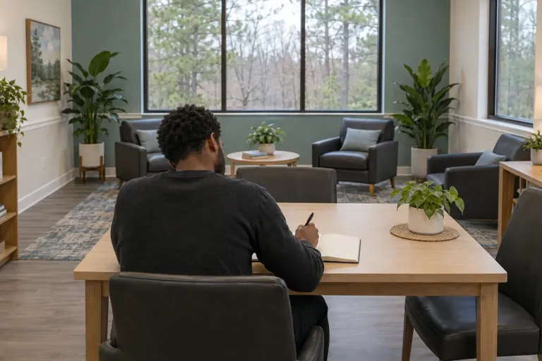 Illustrative community scene for Evening Intensive Outpatient Program (IOP) Addiction Treatment near Dalton, GA, image 2 Illustrative community scene for Evening Intensive Outpatient Program (IOP) Addiction Treatment near Dalton, GA, image 2