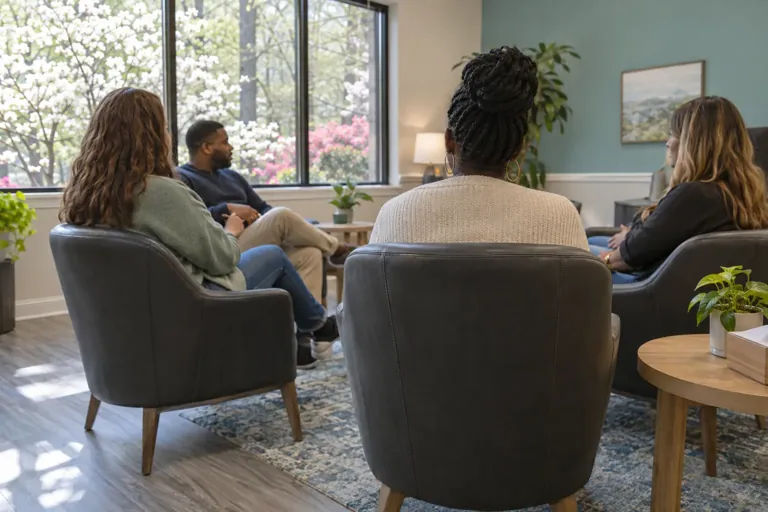 Illustrative community scene for Outpatient Therapy near Union City, GA, image 3 Illustrative community scene for Outpatient Therapy near Union City, GA, image 3