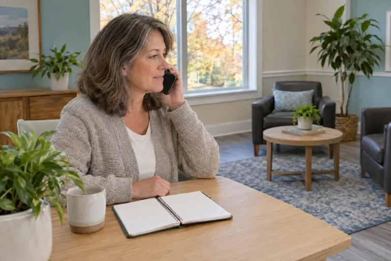 Illustrative community scene for Evening Intensive Outpatient Program (IOP) Addiction Treatment Illustrative community scene for Evening Intensive Outpatient Program (IOP) Addiction Treatment