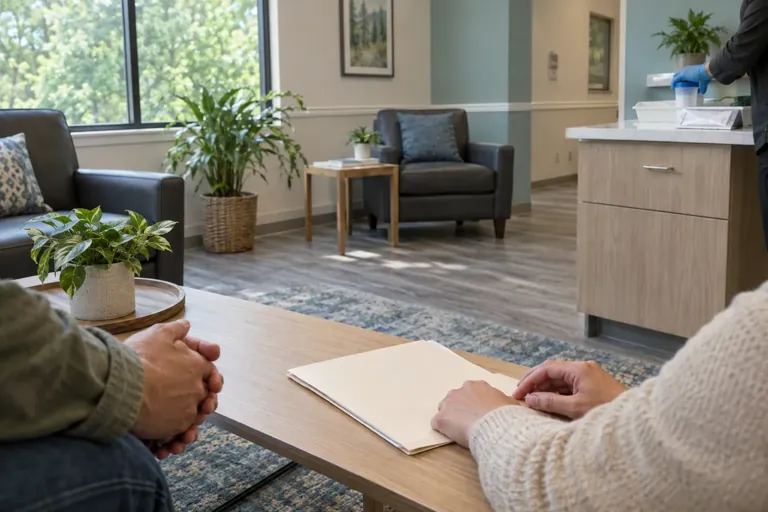Illustrative community scene for Partial Hospitalization Program (PHP) Support When Grief and Loss Is Present