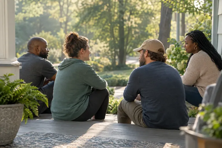 Illustrative community scene for Intensive Outpatient Program (IOP) for Polysubstance Use Concerns in Georgia, image 5