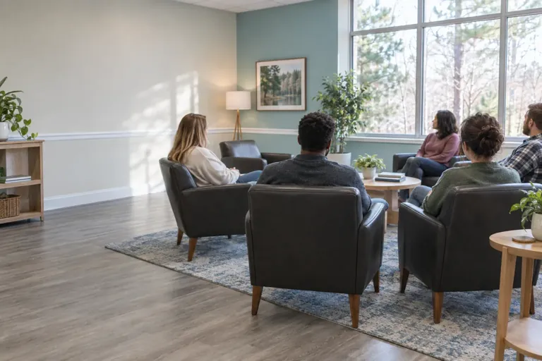 Illustrative community scene for Amphetamine Addiction Treatment in Georgia, image 2