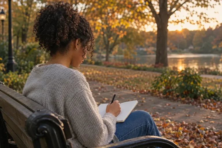 Illustrative community scene for Depression and Substance Use Support
