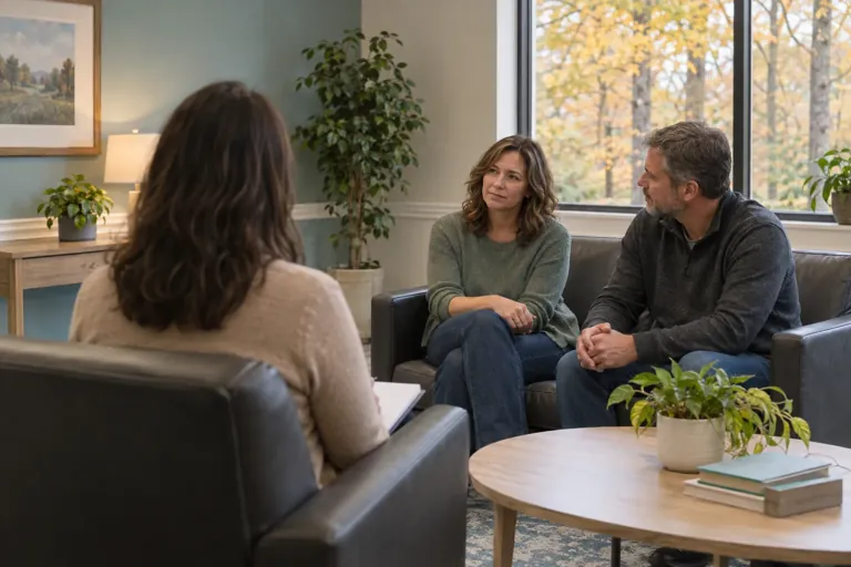 Illustrative community scene for Intensive Outpatient Program (IOP) for Methamphetamine Concerns in Georgia, image 5
