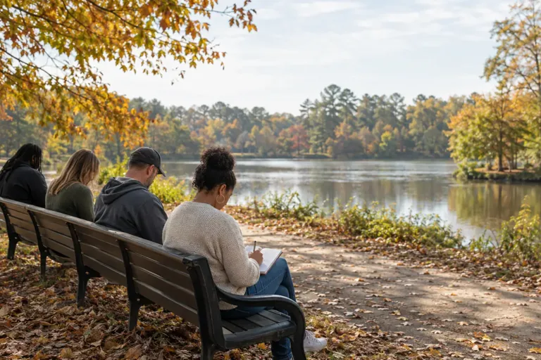 Illustrative community scene for Evening Intensive Outpatient Program (IOP) Addiction Treatment near Paulding County, GA, image 6 Illustrative community scene for Evening Intensive Outpatient Program (IOP) Addiction Treatment near Paulding County, GA, image 6