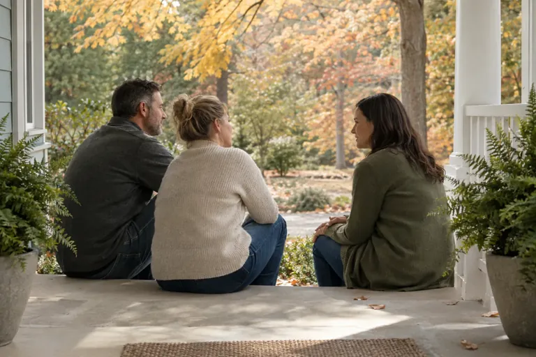 Illustrative community scene for Intensive Outpatient Program (IOP) Addiction Treatment near Suwanee, GA, image 5 Illustrative community scene for Intensive Outpatient Program (IOP) Addiction Treatment near Suwanee, GA, image 5