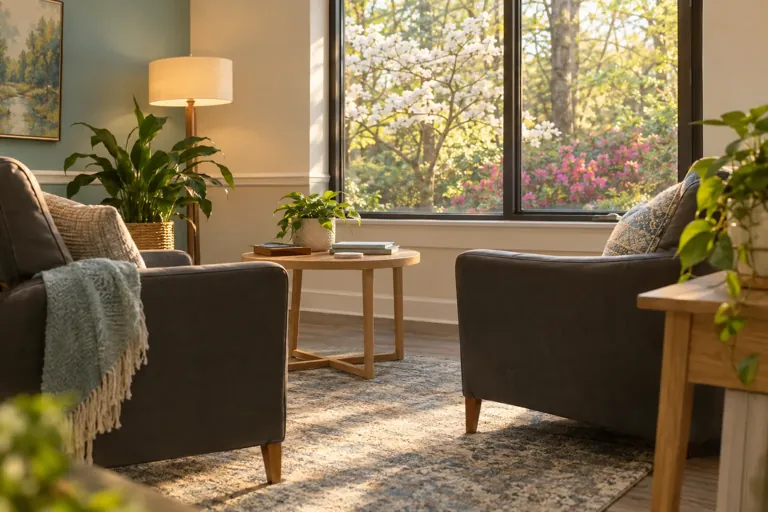 Illustrative community scene for ADHD and Substance Use Support near Milton, GA, image 3 Illustrative community scene for ADHD and Substance Use Support near Milton, GA, image 3