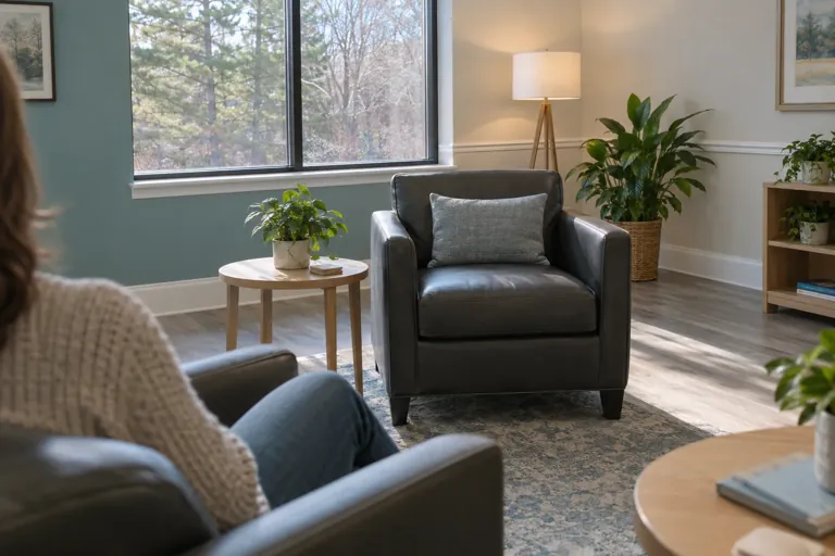 Illustrative community scene for Admissions Help for Loved Ones
