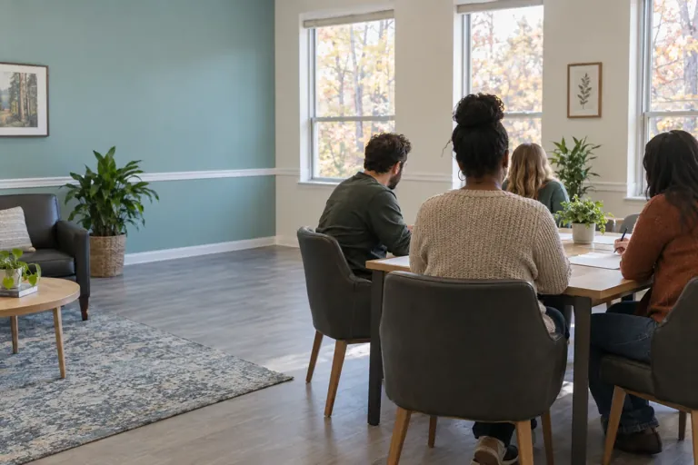 Illustrative community scene for Insurance Verification Help for Cusseta, GA Illustrative community scene for Insurance Verification Help for Cusseta, GA