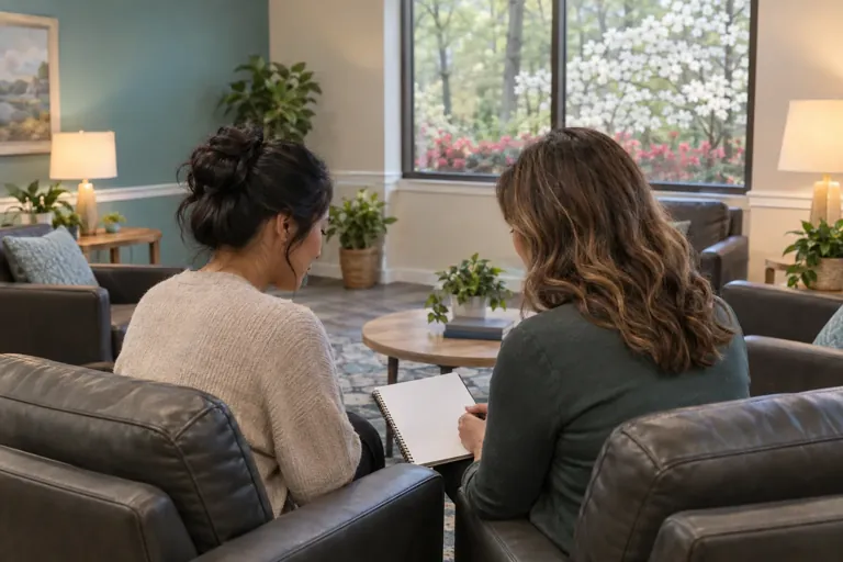 Illustrative community scene for Motivational Interviewing: In Outpatient Care in Georgia, image 2