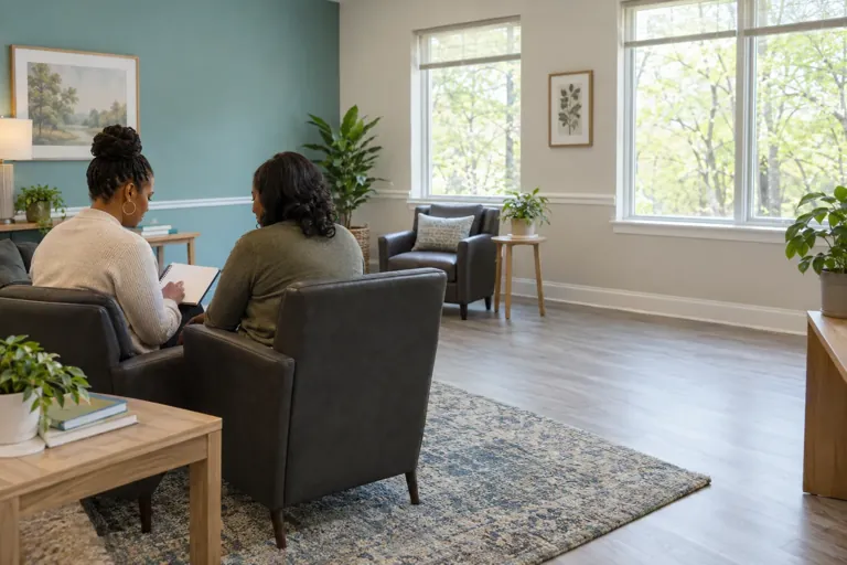 Illustrative community scene for Evening Intensive Outpatient Program (IOP): FAQs in Georgia, image 6