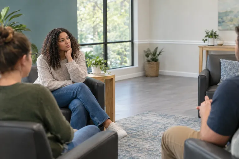 Illustrative community scene for Prescription Opioid Addiction Treatment Illustrative community scene for Prescription Opioid Addiction Treatment