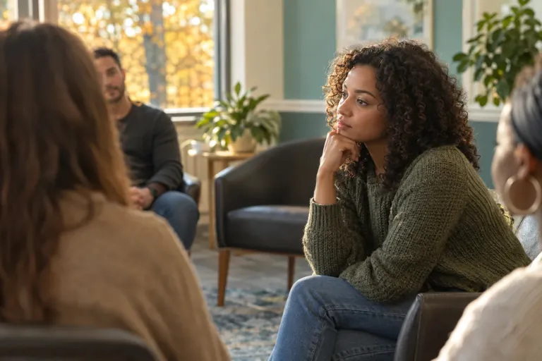 Illustrative community scene for Benzodiazepine Addiction Treatment Illustrative community scene for Benzodiazepine Addiction Treatment