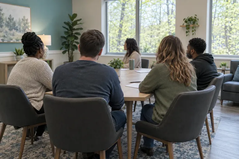 Illustrative community scene for Kratom Addiction Treatment