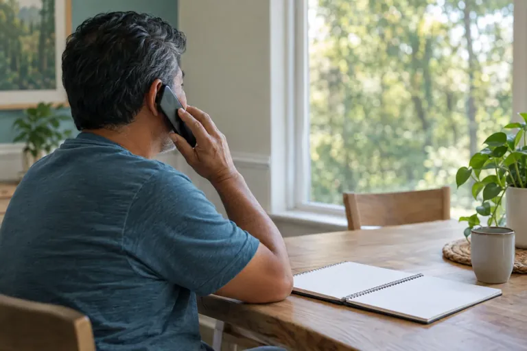 Illustrative community scene for Evening Intensive Outpatient Program (IOP) Addiction Treatment