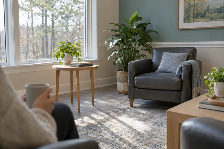Illustrative community scene for Evening Intensive Outpatient Program (IOP) Addiction Treatment near Monroe County, GA, image 5 Illustrative community scene for Evening Intensive Outpatient Program (IOP) Addiction Treatment near Monroe County, GA, image 5