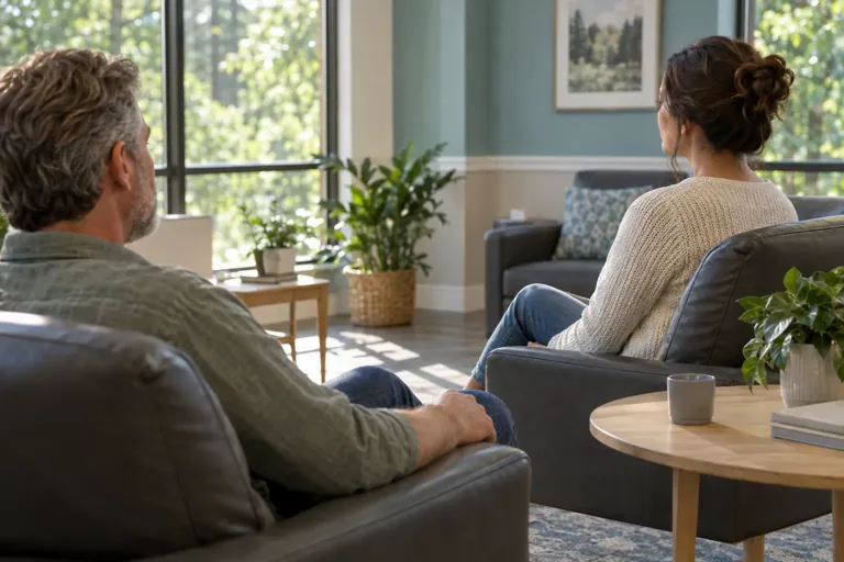 Illustrative community scene for Insurance Basics for Outpatient Care: Overview Illustrative community scene for Insurance Basics for Outpatient Care: Overview