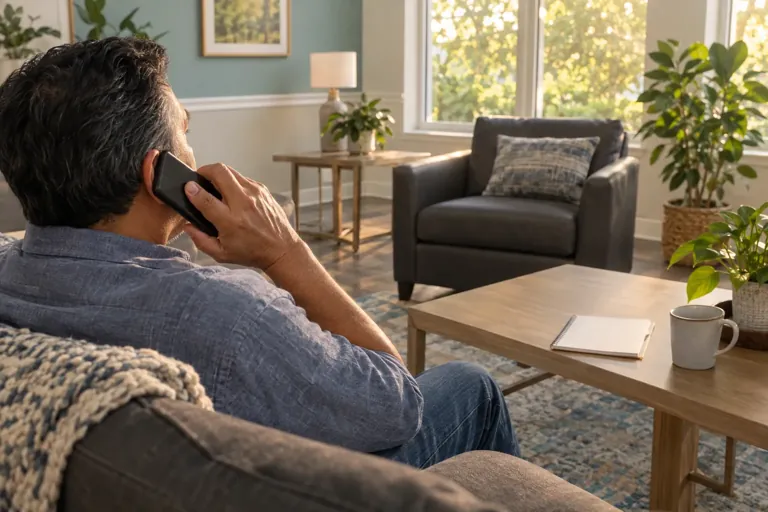 Illustrative community scene for Intensive Outpatient Program (IOP) Addiction Treatment Illustrative community scene for Intensive Outpatient Program (IOP) Addiction Treatment