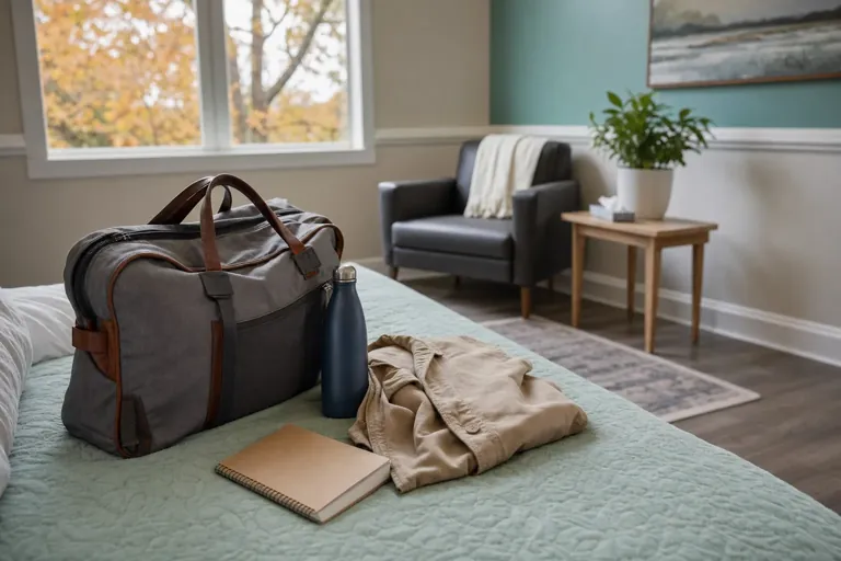 Illustrative community scene for Partial Hospitalization Program (PHP) Addiction Treatment
