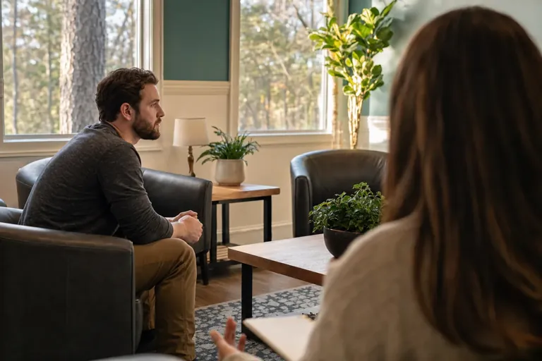 Illustrative community scene for Bipolar Disorder: When Substance Use Is Also Present Illustrative community scene for Bipolar Disorder: When Substance Use Is Also Present