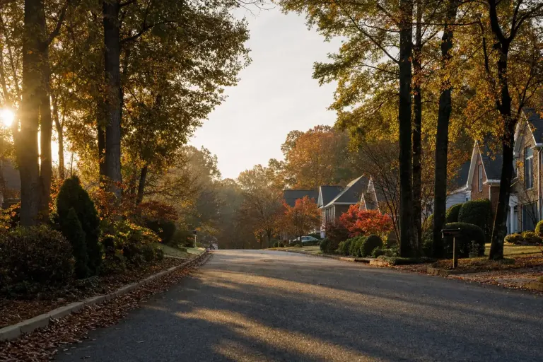 Illustrative community scene for Butts County, GA Illustrative community scene for Butts County, GA