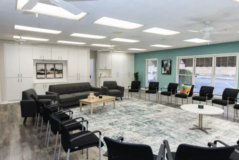 Common room at River City Recovery